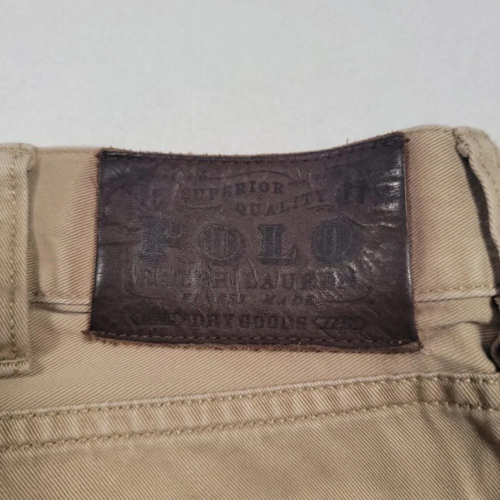 Polo Ralph Lauren‎ Pants Men's 38x32 Straight Leg 5-Pocket Khaki Cotton